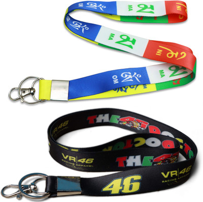 RINKON Ladakh Keychain PACK OF 2 Tibetan Prayer VR46 Valentino Rossi Doctor Lanyard Key Chain