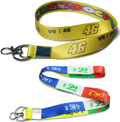 RINKON Ladakh Keychain PACK 2 Tibetan Prayer VR46 Valentino Rossi Doctor Lanyard Key Chain