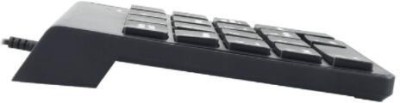 Wifton Numeric Keypad Portable Slim Mini Number Pad for Laptop Desktop Computer PC-X11 Wired USB Laptop Keyboard(Black)