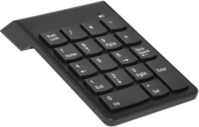 Wifton Wireless Numeric Keypad Numpad 18 Keys Digital Keyboard-IX15 Wireless Multi-device KeyboardBlack