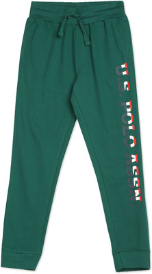 U.S. POLO ASSN. Track Pant For Boys(Green, Pack of 1)