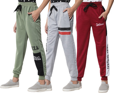 Trendy World Track Pant For Boys(Multicolor, Pack of 3)