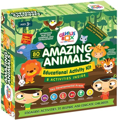 Genius Box Learning and Educational Amazing Animals Activity kit(Green)