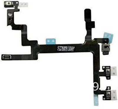 Shinzo Power Mute Volume Button On Off Flex Cable Compatible with iPhone 5 5G (A1428, A1429, A1442) - Volume Button Flex Cable