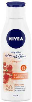 NIVEA BODY LOTION NATURAL GLOW CELL REPAIR 200ML Set of --1(200 ml)