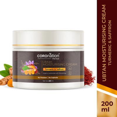 COROnation Herbal Ubtan Moisturising Cream with Turmeric & Saffron(200 ml)