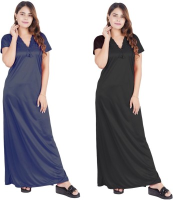 INSTRY Women Nighty(Dark Blue)