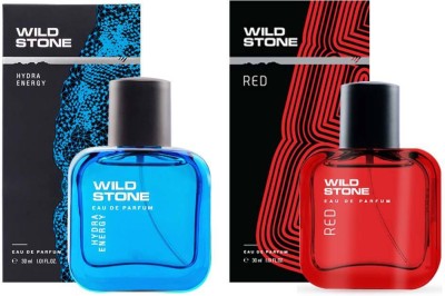 Wild Stone Hydra Energy and Red Mens Perfume, Combo Pack of 2 (30ml each) Eau de Parfum  -  60 ml(For Men)