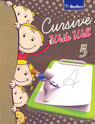 Cursive Writing Part-5, English Alphabet Writing Books For Kids, Early Learning Nursery, Preschool And Primary Children Books Of Cursive Writing Practice Book(Paperback, HK)