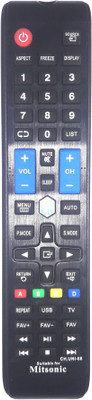 PMRK BEST IN BEST  LED TV Compatible Best Quality Remote With Full Working MITSONIC Remote Controller(Black)