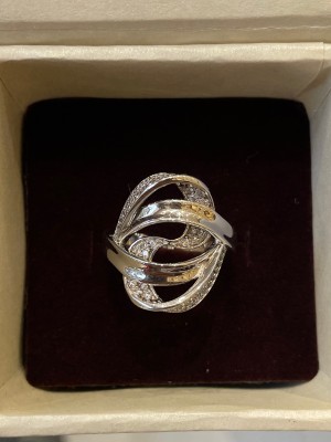 Mahavir Jewellers Silver, Sterling Silver Zircon Sterling Silver, Silver Plated Ring