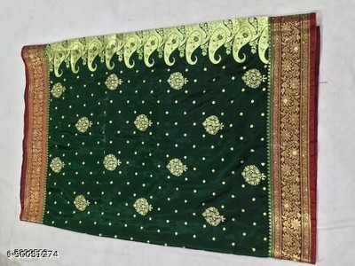 Ansari Fabrics Printed Bollywood Art Silk Saree(Multicolor)