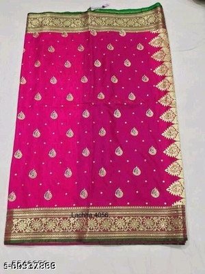 Ansari Fabrics Printed Bollywood Art Silk Saree(Multicolor)