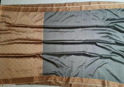 Ansari Fabrics Self Design Kanjivaram Pure Silk Saree(Multicolor)
