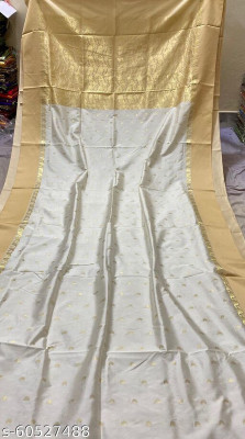 Ansari Fabrics Printed Banarasi Art Silk Saree(Multicolor)