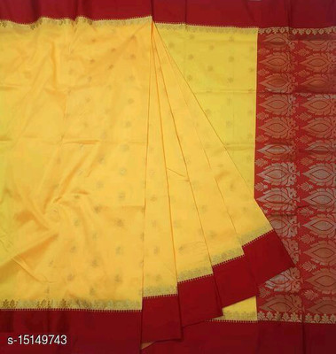 Ansari Fabrics Self Design Banarasi Pure Silk Saree(Multicolor)