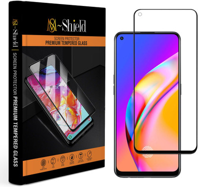 MS-Shield Edge To Edge Tempered Glass for OPPO F19 Pro(Pack of 1)