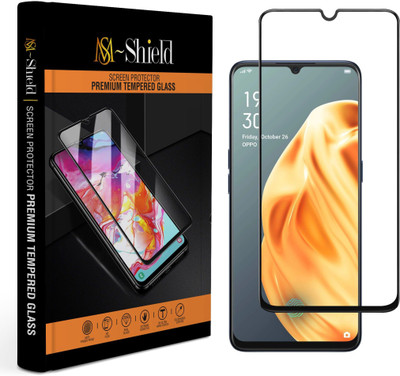 MS-Shield Edge To Edge Tempered Glass for OPPO F15(Pack of 1)