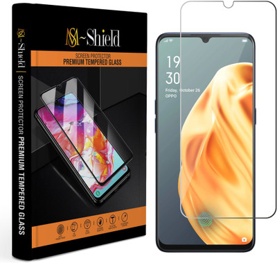 MS-Shield Edge To Edge Tempered Glass for OPPO F15(Pack of 1)