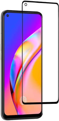 SM Styles Edge To Edge Tempered Glass for Oppo F19s(Pack of 1)