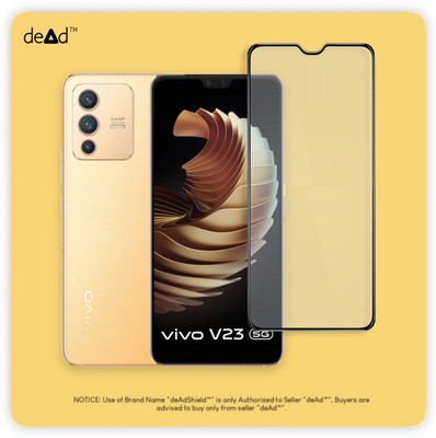 deAdShield Edge To Edge Tempered Glass for vivo V23 5G(Pack of 1)