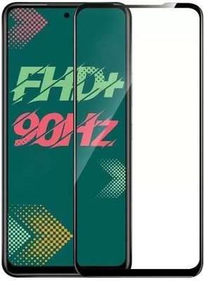 SM Styles Edge To Edge Tempered Glass for Infinix Hot 11S(Pack of 1)