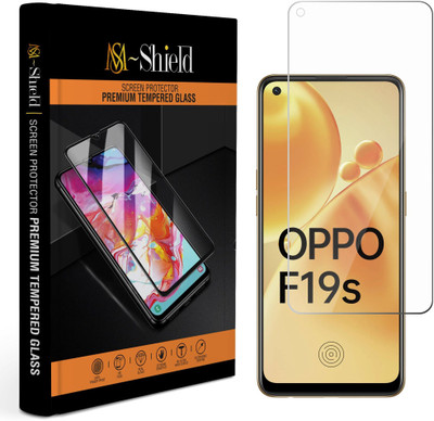 MS-Shield Edge To Edge Tempered Glass for OPPO F19s(Pack of 1)