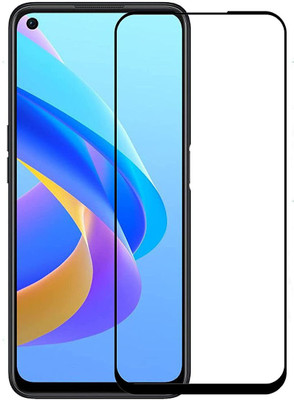 SM Styles Edge To Edge Tempered Glass for Oppo A76(Pack of 1)