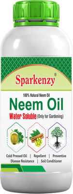 SparKenzy Neem Oil for Garden Plants use (100 ml) Manure Manure, Fertilizer, Potting Mixture(0.1 L, Liquid)