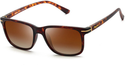 Grey Jack Rectangular Sunglasses(For Men & Women, Brown)