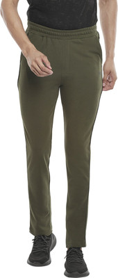Ajile By Pantaloons Solid Men Green Track Pants