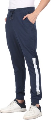 FLYING MACHINE Solid Men Blue Track Pants