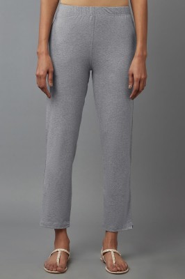 ELLEVEN Regular Fit Women Grey Trousers