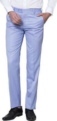 TAHVO Slim Fit Men Light Blue Trousers