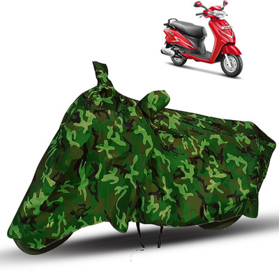 REVOC Two Wheeler Cover for Hero(Duet, Green)