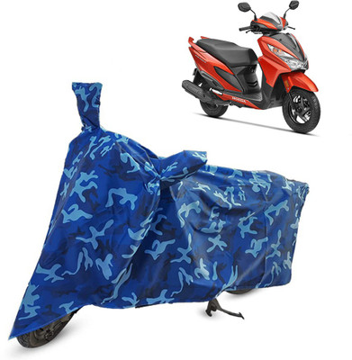 REVOC Two Wheeler Cover for Honda(Grazia BS6, Blue)