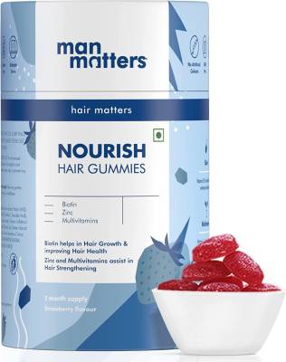 Man Matters NOURISH Hair Gummies With Multivitamins (60 Tablets) - Price  History