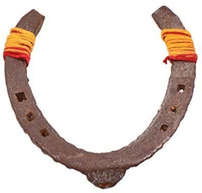 PAYSTORE Iron Asli Kaale Ghode Ki Naal/Horse Shoe Iron Yantra