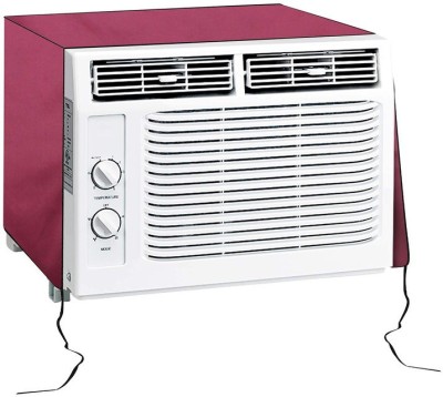 Fabrious Air Conditioner  Cover(Width: 56 cm, Maroon)