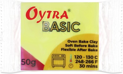 OYTRA Polymer Oven Bake Clay for Jewellery Making Basic Series D03 Art Clay(50 g)
