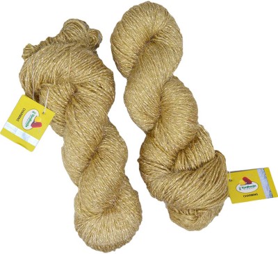 Simi Enterprise Vardhman Charming SM Brass (skin) (400 gm) Wool Hank Hand wool ART - BCF