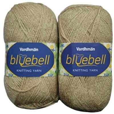 KYSS Vardhman Bluebell Wool Hand Knitting Wool/Art Craft Yarn, Shade No-52, 600 GM