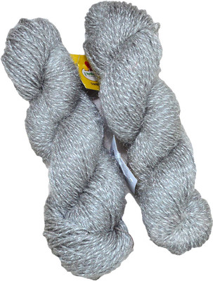 Simi Enterprise Vardhman Charming SM Steel Grey (300 gm) Wool Hank Hand wool ART - BDD