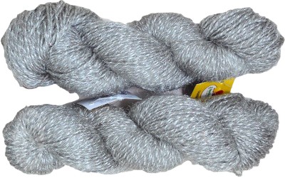 KNIT KING Vardhman Charming K/K Steel Grey (400 gm) Wool Hank Hand wool ART - BDD
