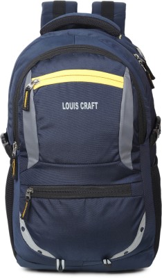 Louis Craft Laptop Backpack 35L for Unisex Navy Blue Color New Design 35 L Laptop Backpack(Blue)