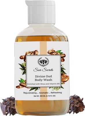 Seer Secrets Divine Oud body wash, Enriched with Shea & Vitamin B5, Refreshing - 300 ML(300 ml)