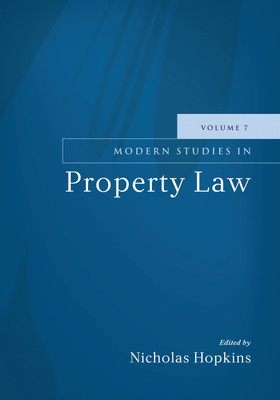 Modern Studies in Property Law - Volume 7(English, Hardcover, unknown)