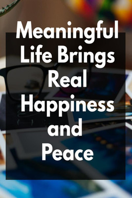 Meaningful Life Brings Real Happiness and Peace(English, Paperback, Vijay Patidar)