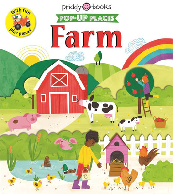 Pop-Up Places: Farm(English, Board book, Priddy Roger)