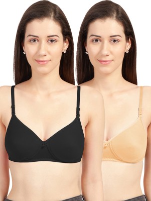 Sonari 0015 Women T-Shirt Lightly Padded Bra(Multicolor)